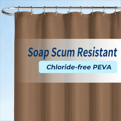 Yiannan clear shower curtain liner