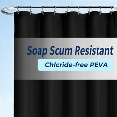 Yiannan clear shower curtain liner