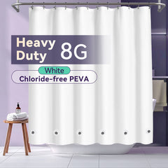 Yiannan clear shower curtain liner