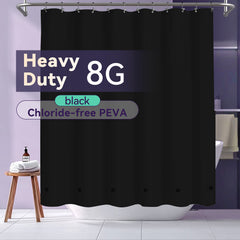 Yiannan clear shower curtain liner