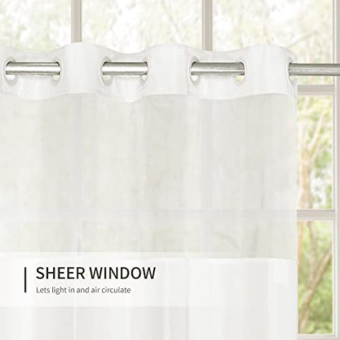 River Dream Stall Shower Curtain with Snap in Liner