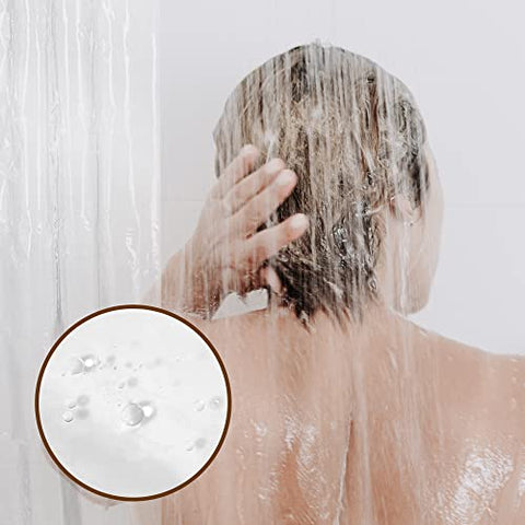 River Dream Plastic Shower Liner Clear