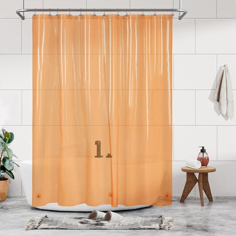 River Dream Plastic Shower Liner Clear