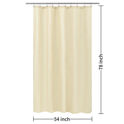 Waterproof Shower Curtain Liner with 3 Magnets