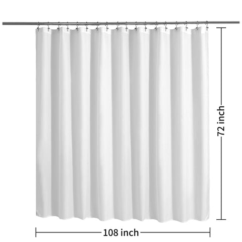 Waterproof Shower Curtain Liner with 3 Magnets