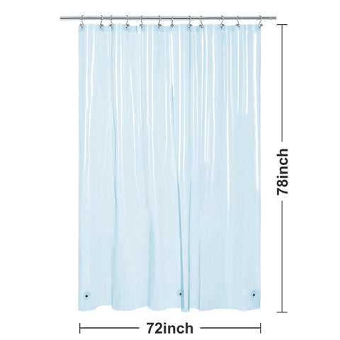 River Dream Plastic Shower Liner Clear