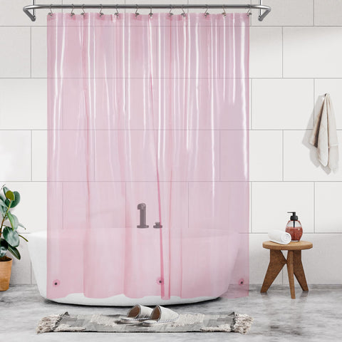 River Dream Plastic Shower Liner Clear