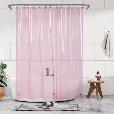 River Dream Plastic Shower Liner Clear