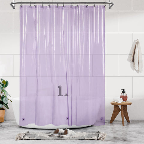 River Dream Plastic Shower Liner Clear