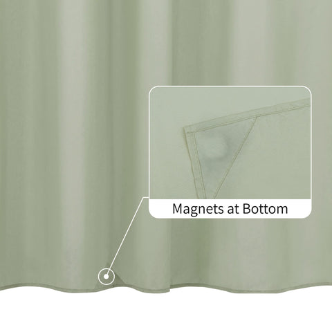 Waterproof Shower Curtain Liner with 3 Magnets