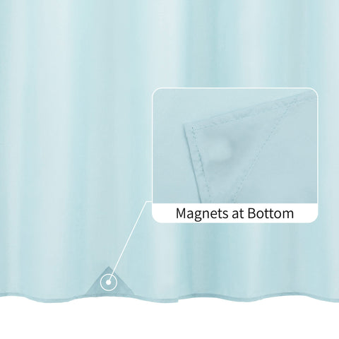 Waterproof Shower Curtain Liner with 3 Magnets