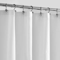 Yiannan Waterproof Fabric Shower Curtain Liner with 3 Magnets,Machine Washable，Mold Resitent