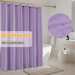 Yiannan Waterproof Fabric Shower Curtain Liner with 3 Magnets,Machine Washable，Mold Resitent