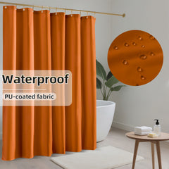 Yiannan Waterproof Fabric Shower Curtain Liner with 3 Magnets,Machine Washable，Mold Resitent