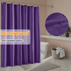 Yiannan Waterproof Fabric Shower Curtain Liner with 3 Magnets,Machine Washable，Mold Resitent