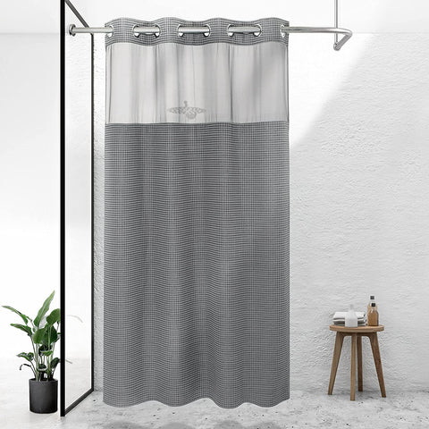 Shower Curtain & Liner with Window